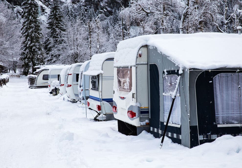 Saisoncamping im Winter in Salzburg, Altenmarkt im Pongau