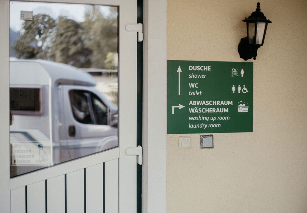 Sanitäranlagen, Campingplatz in Altenmarkt im Pongau, Salzburg